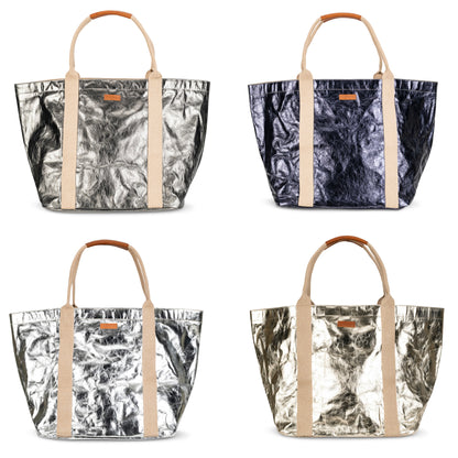 Giulia Carryall Tote Large Bag in Platino by Uashmama