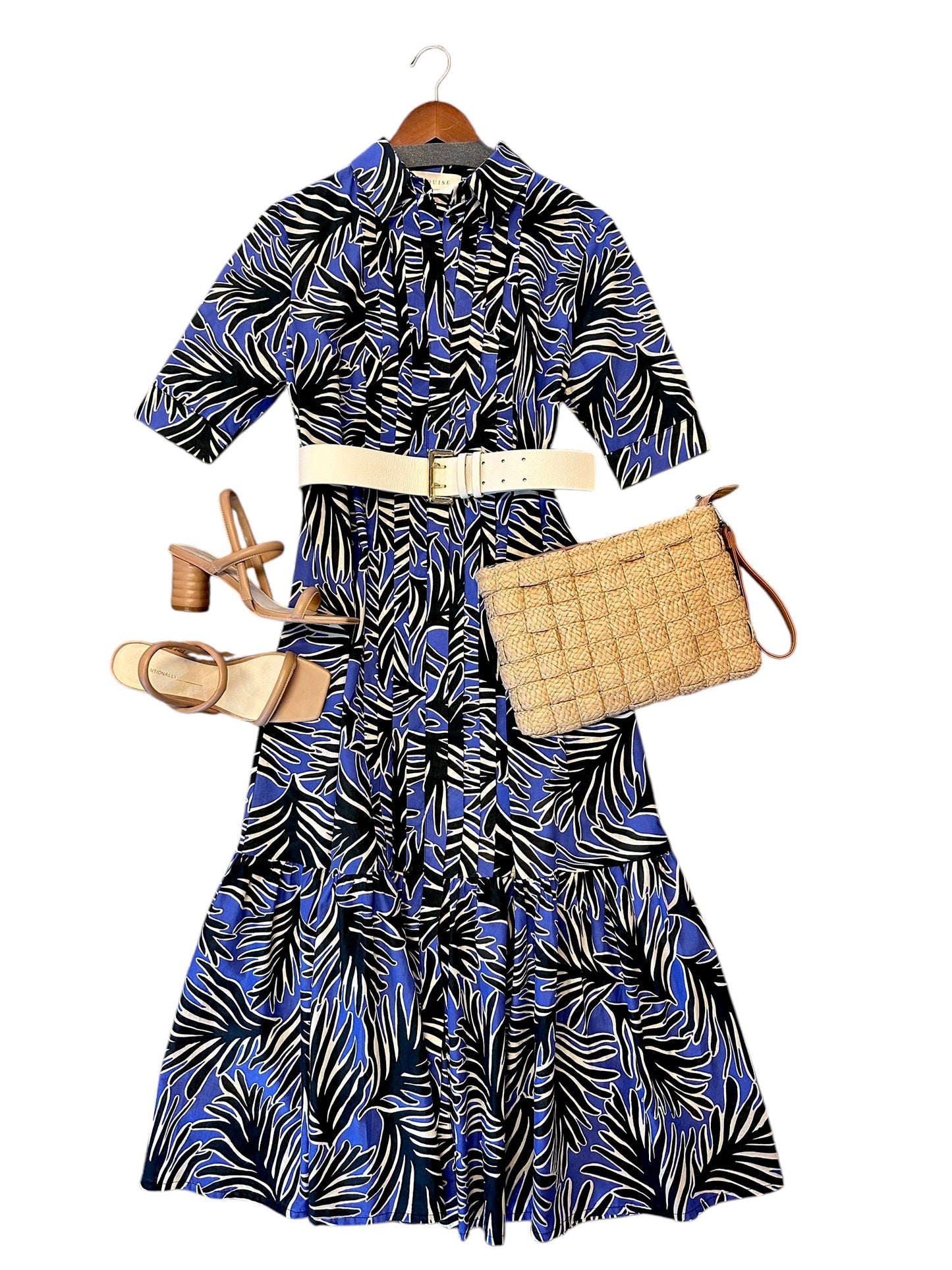 Mabel Dress in multi by Exquise