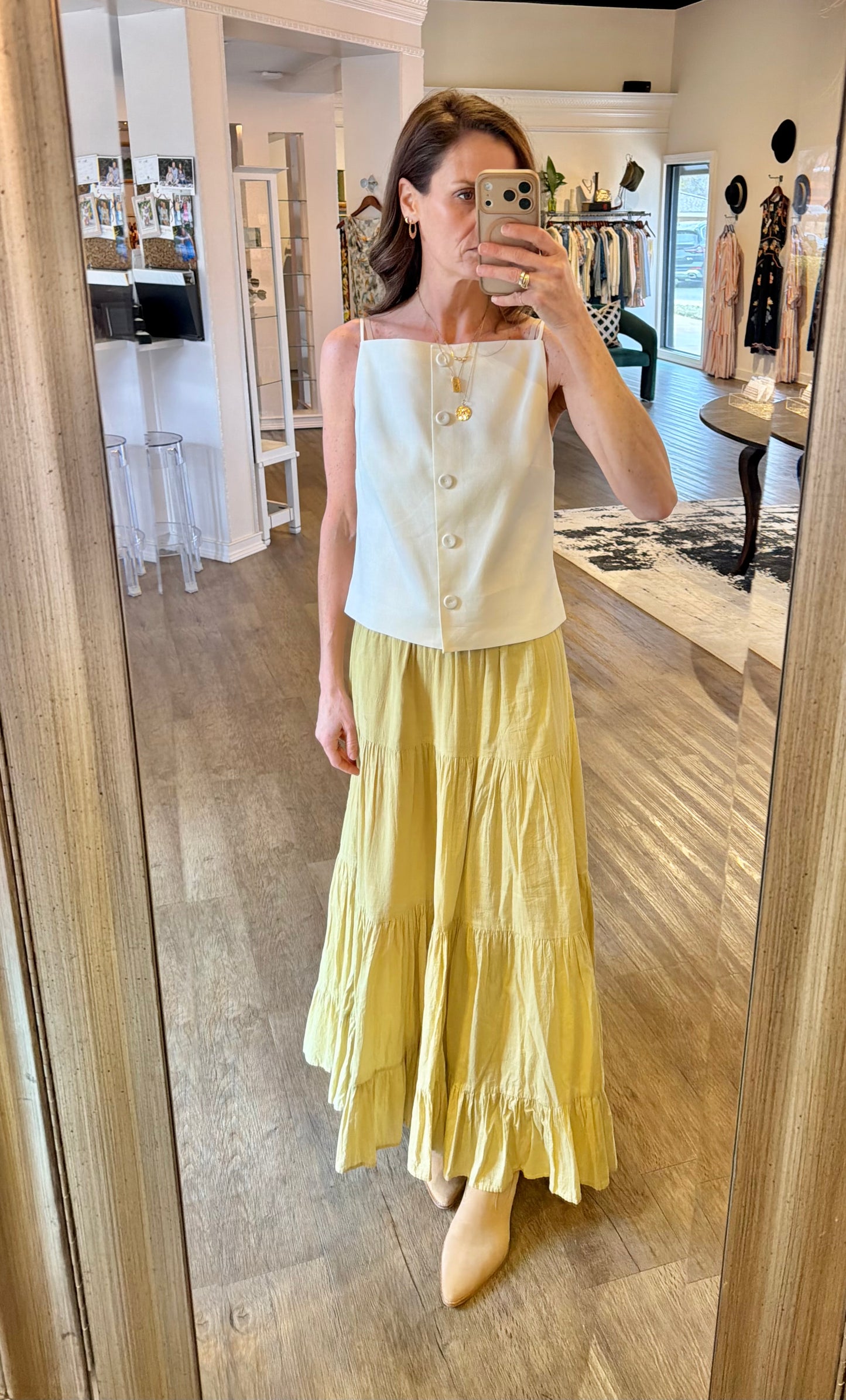 Rebecca Blouse in cream by Exquise