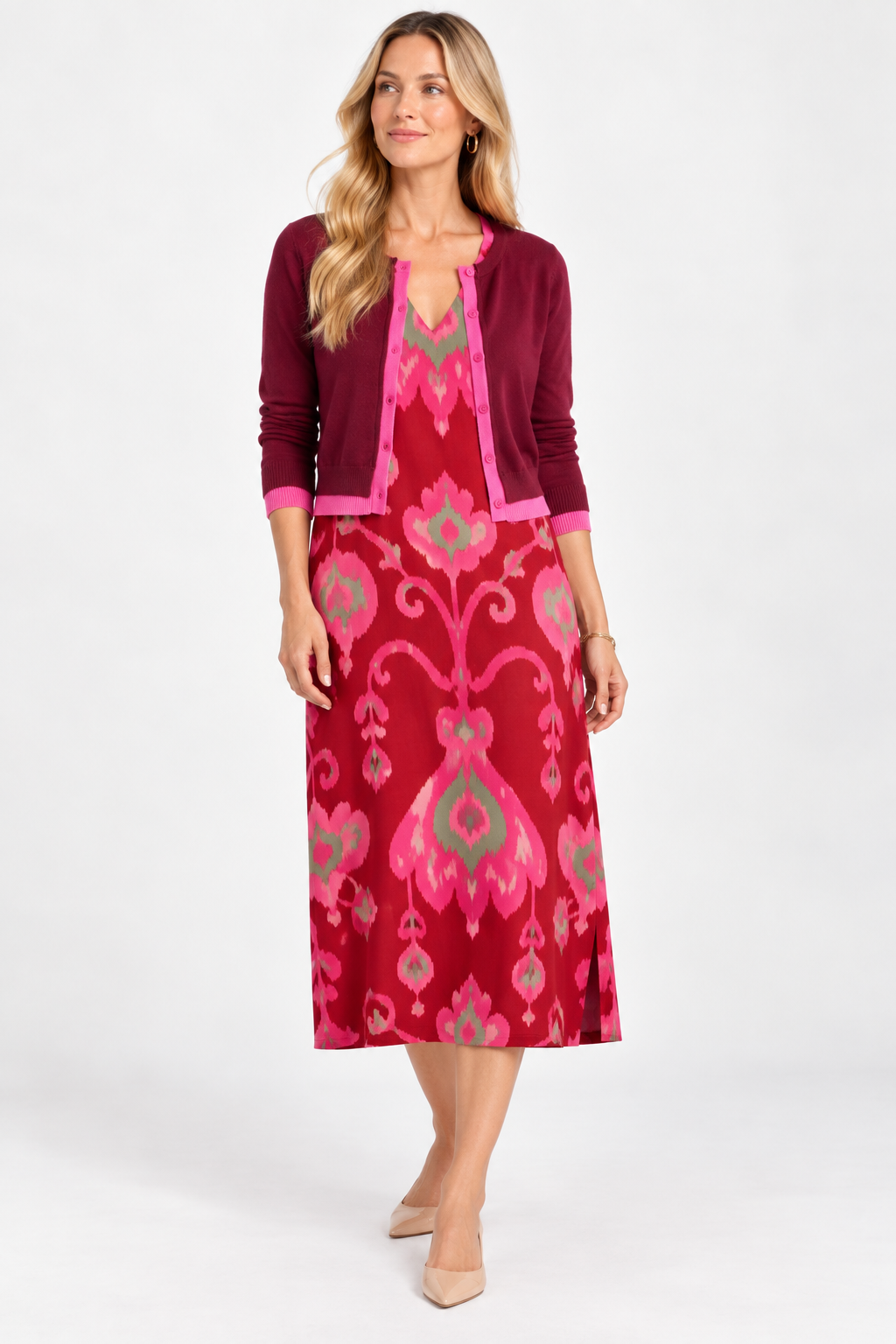 Zeppelin in wine with fuschia by Deluc