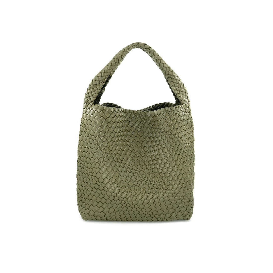 Woven Bag in olive by BC Bags