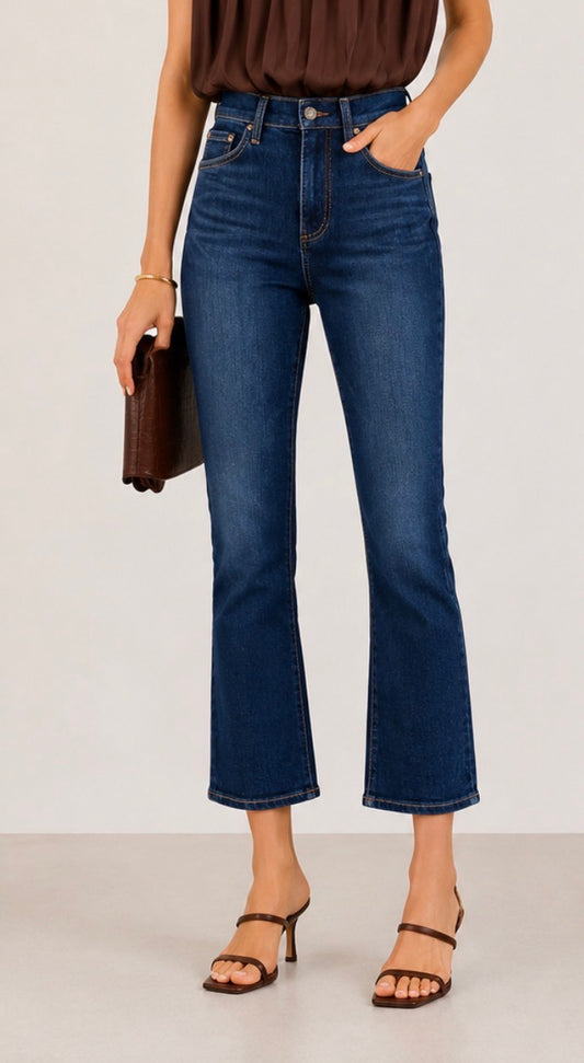 Lennon High Rise Crop Boot in starstruck by Pistola