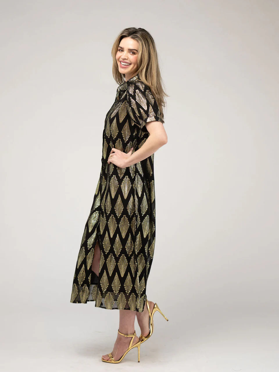 TRUNK SHOW- Kris Dress in black deco by Beau & Ro