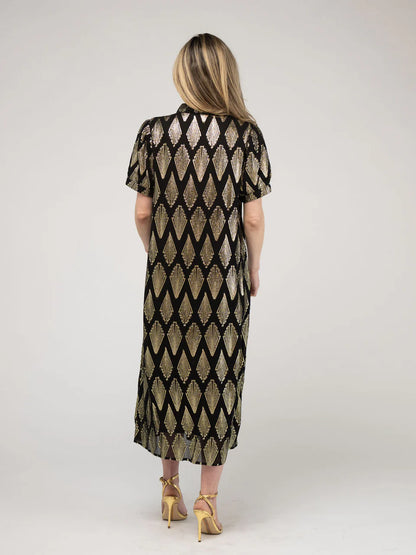 TRUNK SHOW- Kris Dress in black deco by Beau & Ro
