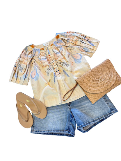 Salome Top in goleta print by Cleobella