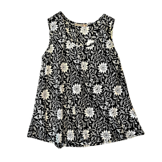 Jus Printed Tank in black/white by Dress Addict