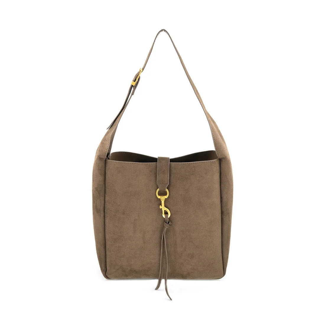 Noa Suede Bag in chocolate by BC Bags