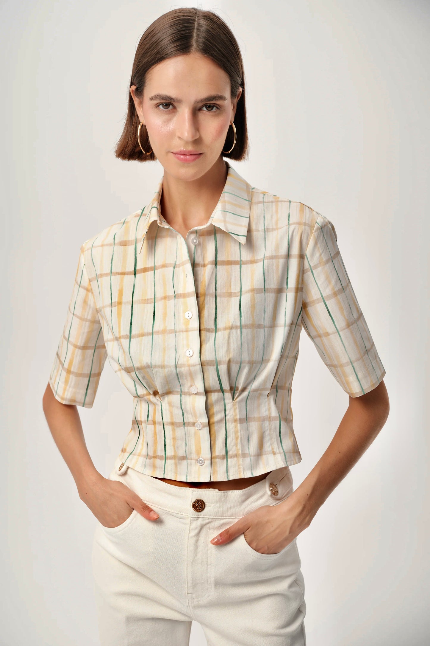 Alezae Shirt in multi by Exquise