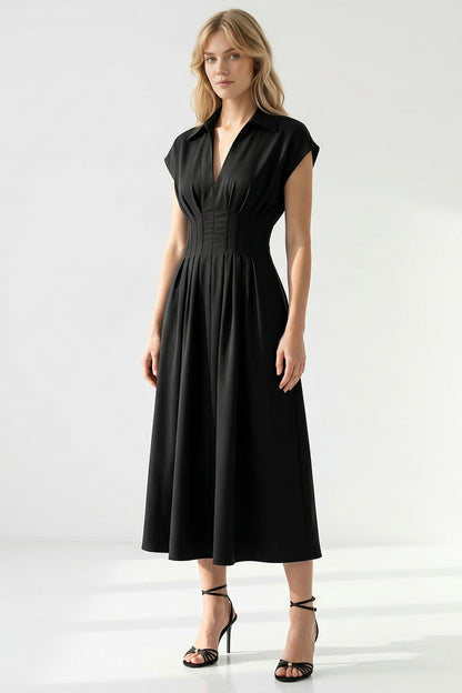 Aveline Dress in black by Exquise