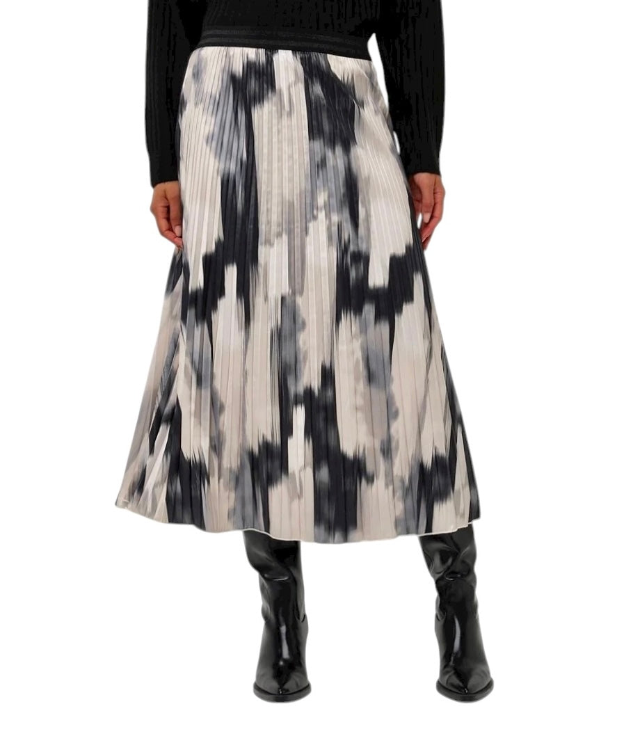 Printed Pleat Skirt in bow fade print by Esqualo