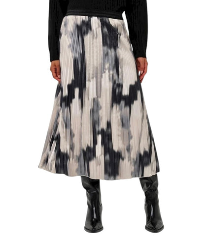 Printed Pleat Skirt in bow fade print by Esqualo
