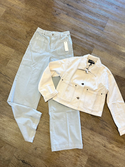Bristol Pant in Silver Cloud by Another love