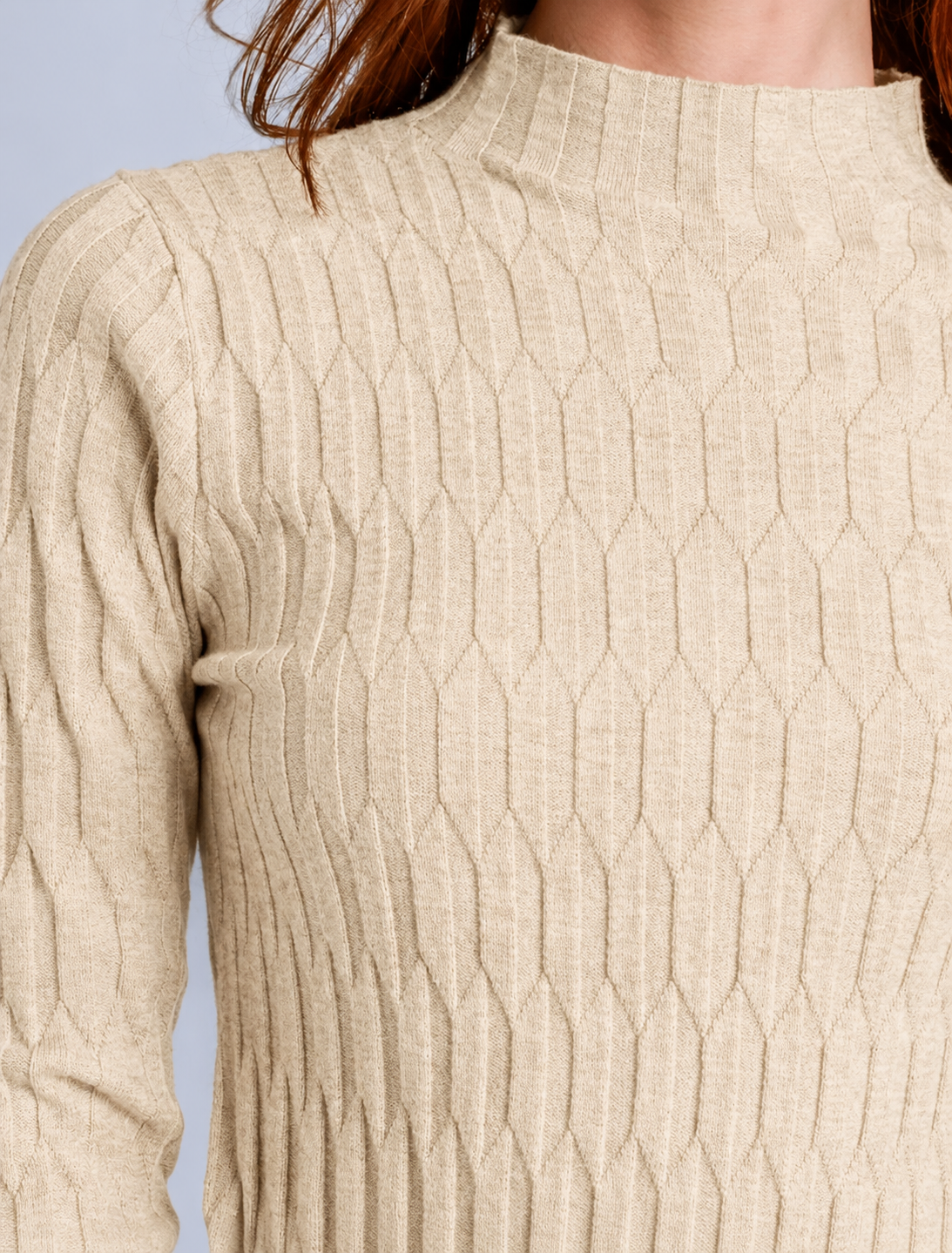 Daza Sweater Top in ecru by Kerisma
