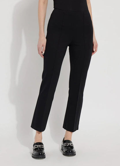 Ankle Elysse Ponte Pant in black by Lysse