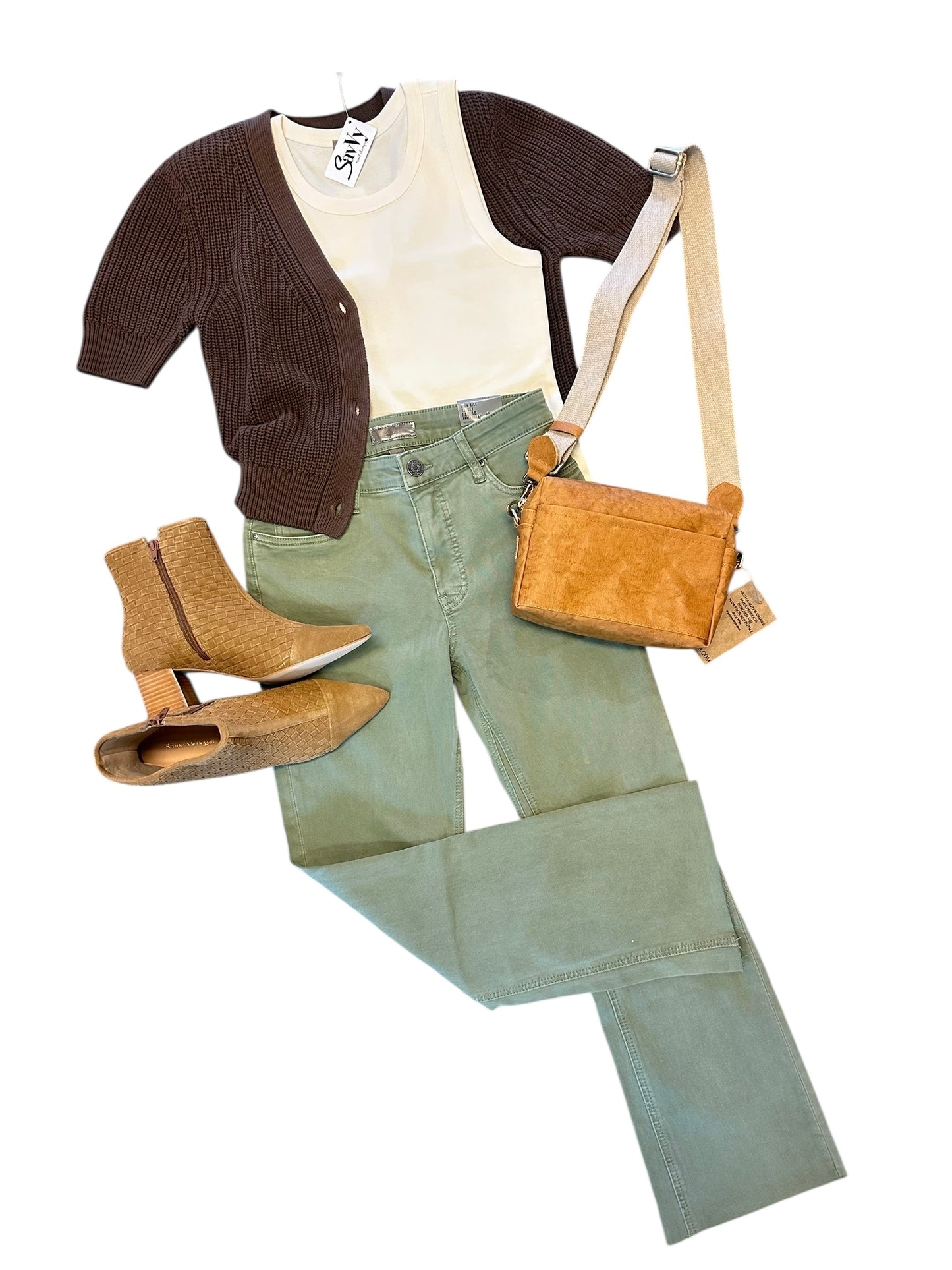Janae Cardigan in chocolate by Steve Madden