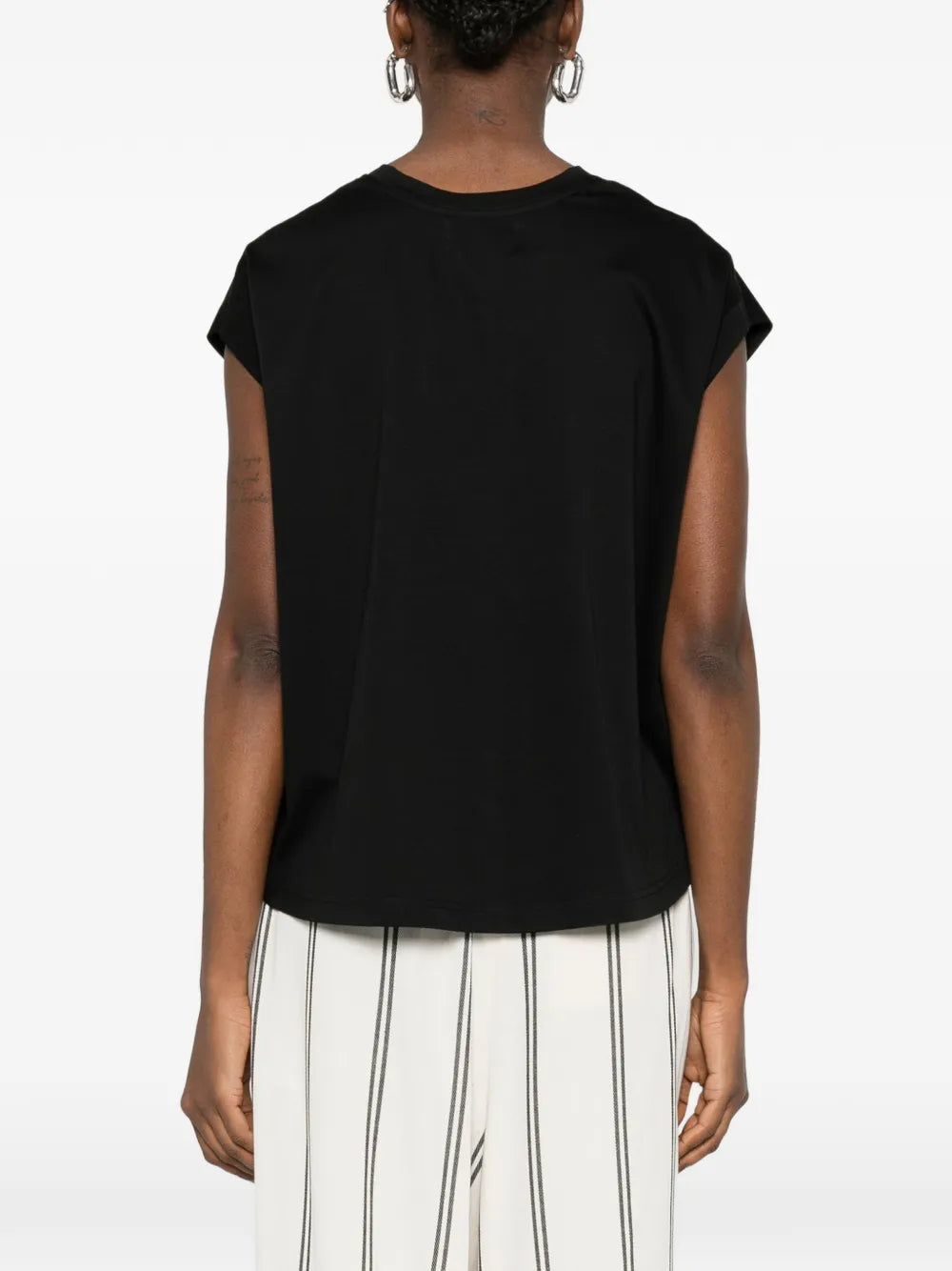 Jersey Top in black by Psophia