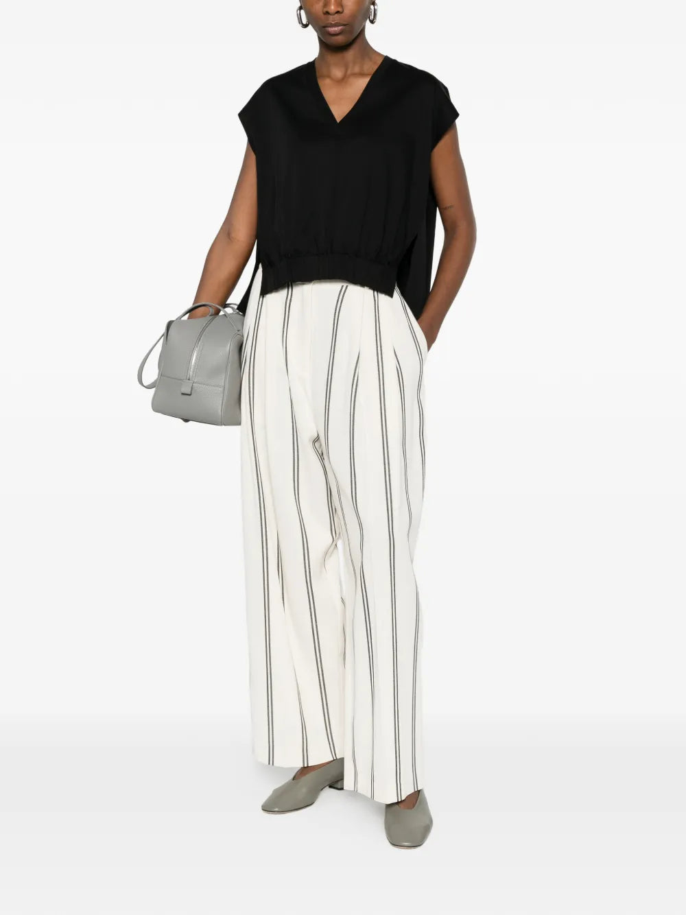 Jersey Top in black by Psophia