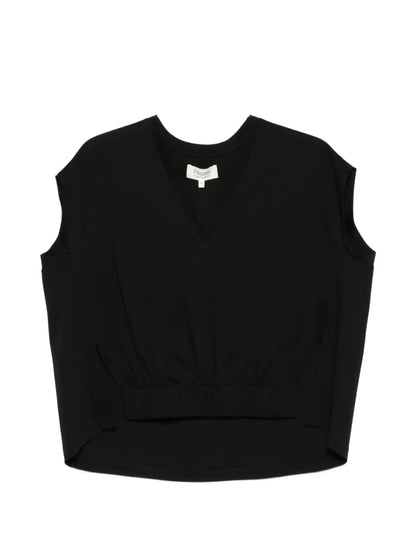 Jersey Top in black by Psophia
