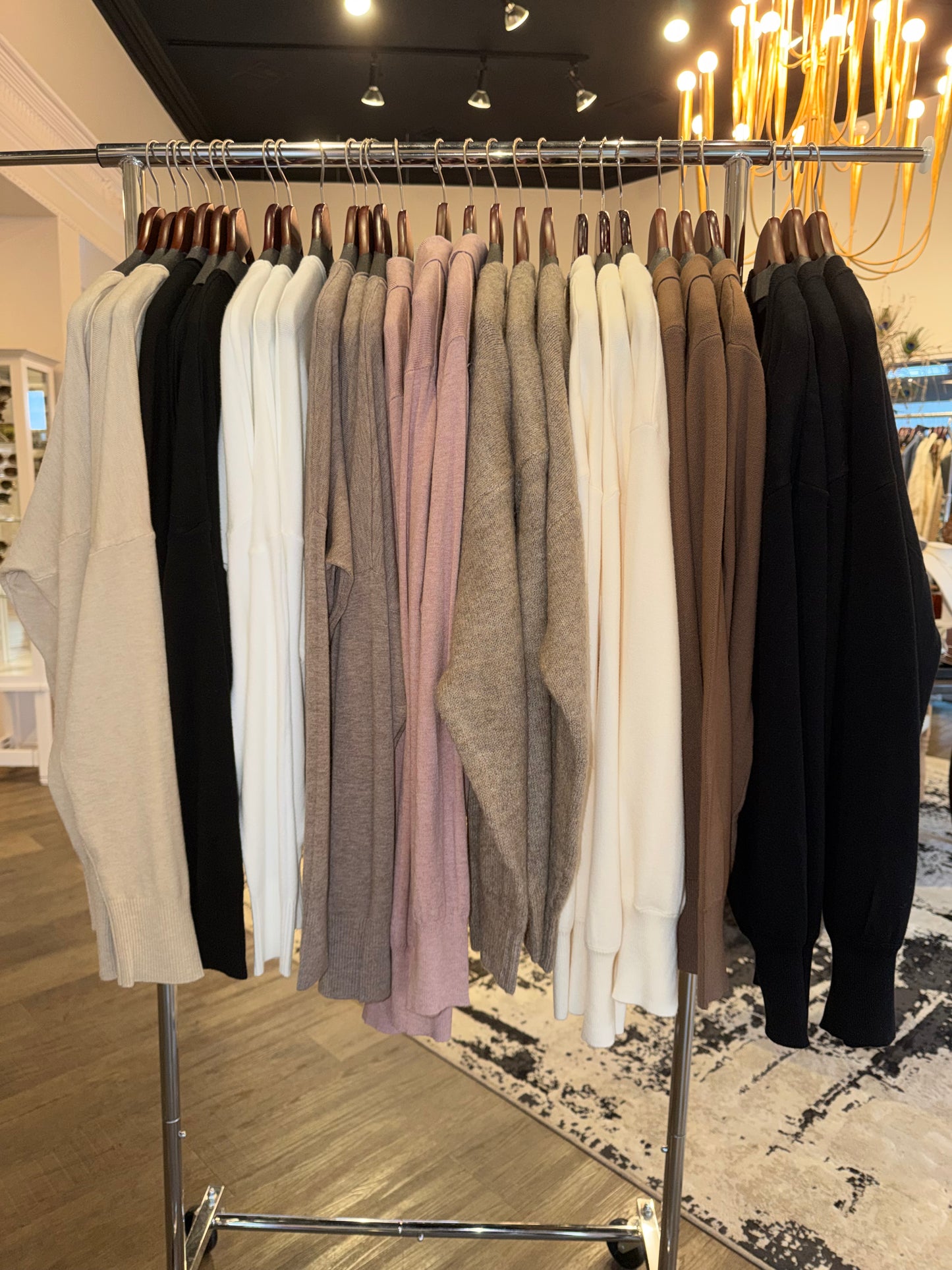 Zip Front Knit Jacket in hazelnut by Dreamers