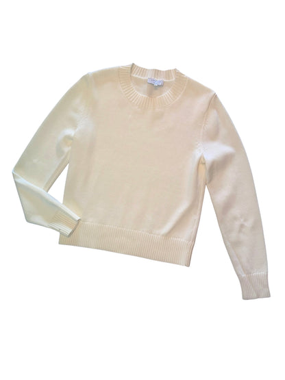 Solid Crew Sweater in milk by J.Society