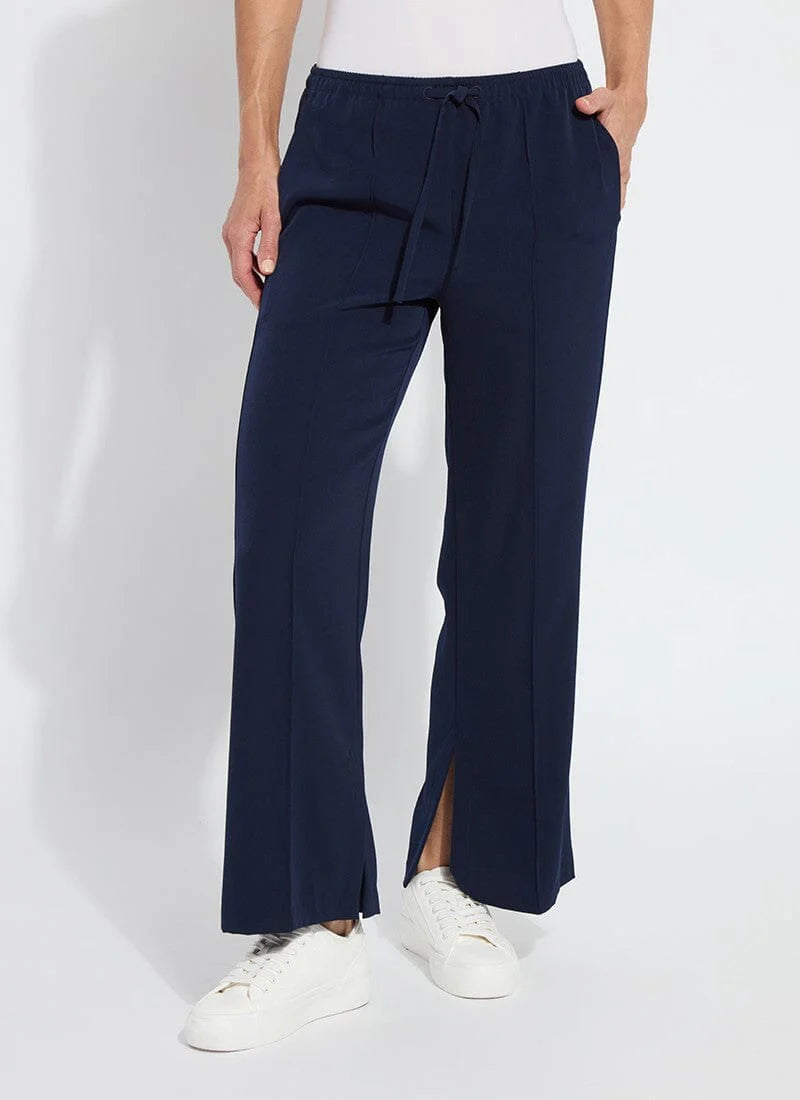 Genevieve Drawstring Trouser in true navy by Lysse