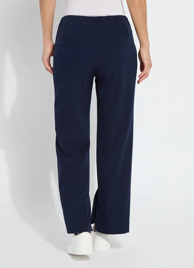 Genevieve Drawstring Trouser in true navy by Lysse