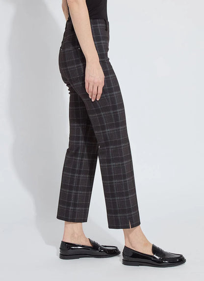 Baby Boot Ankle Pant in bristol plaid by Lysse
