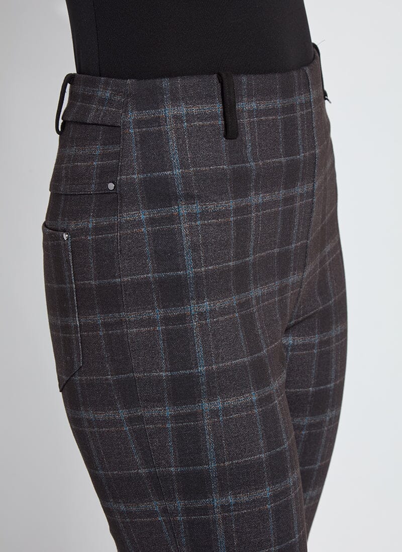 Baby Boot Ankle Pant in bristol plaid by Lysse