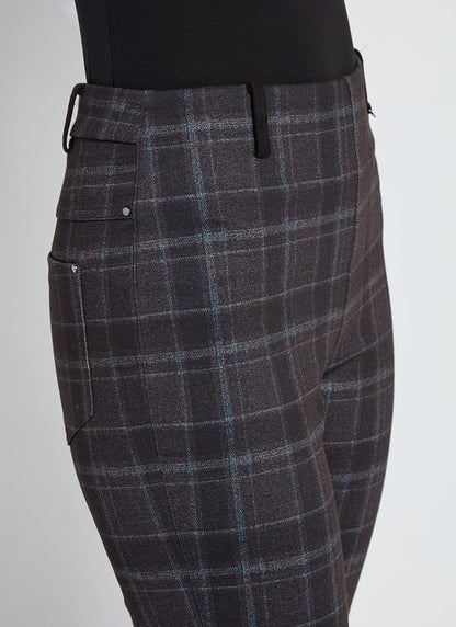 Baby Boot Ankle Pant in bristol plaid by Lysse