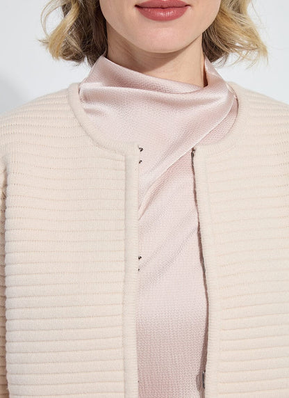 Marigold Cardigan Sweater Jacket in rose petal by Lysse