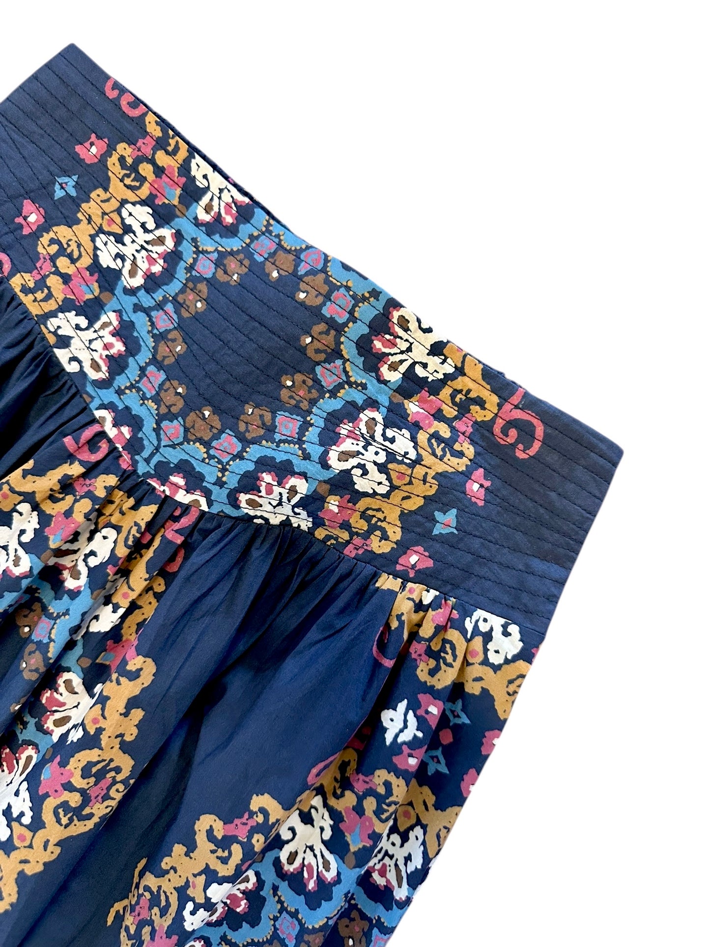 Esmeralda Ankle Skirt in venezia blue by Cleobella