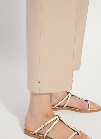 Miranda Straight Leg Trouser in khaki by Lysse