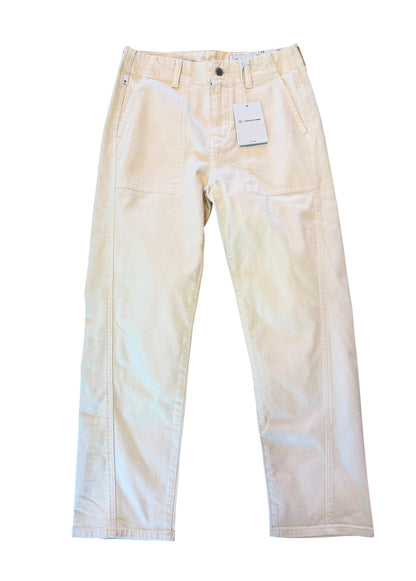 Analeigh Mid Rise Utility Jeans in opal stone by AG