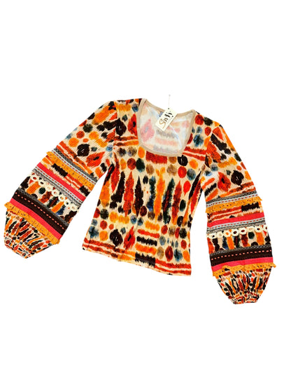 Lamisa Long Sleeve Top in multi by Conditions Apply