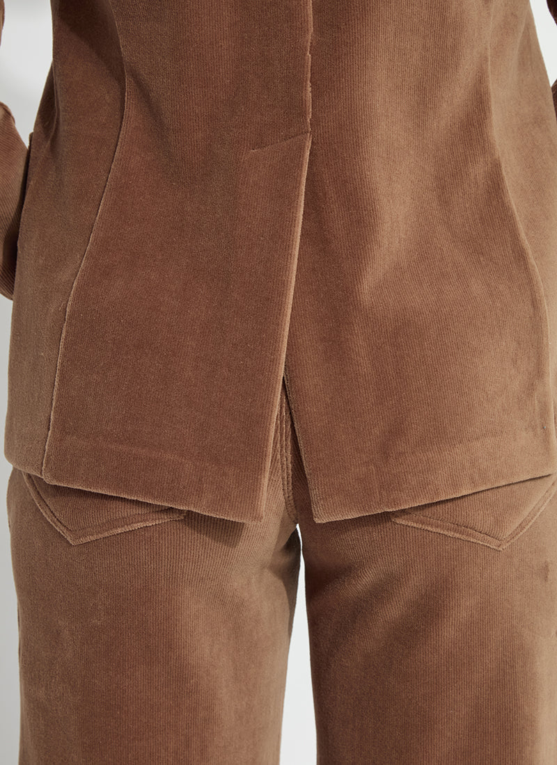Tilda St Baby Cord Blazer in antique toffee by Lysse