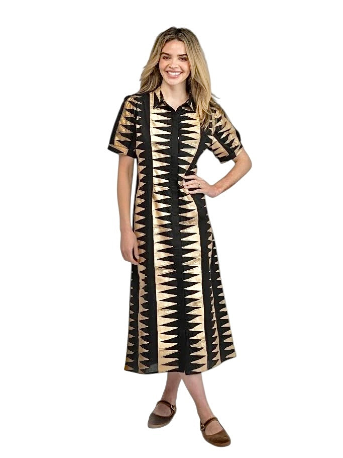 Kris Edgy Dress in black by Beau & Ro
