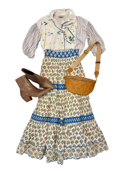 Mae Skirt in Tulip Ivory by Elizabeth James
