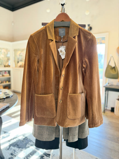 Tilda St Baby Cord Blazer in antique toffee by Lysse