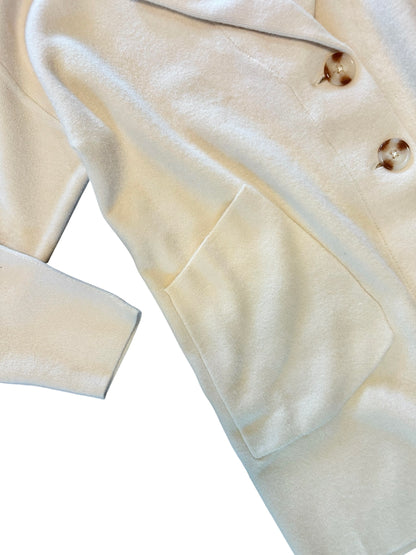 Cardigan Long Jacket in biscuit by Esqualo
