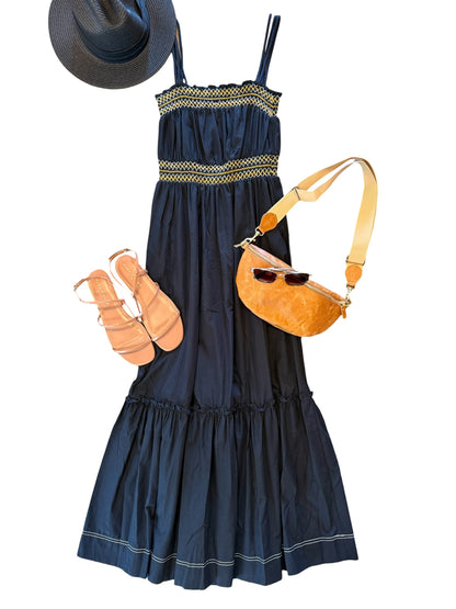 Bertille Dress in black by Exquise