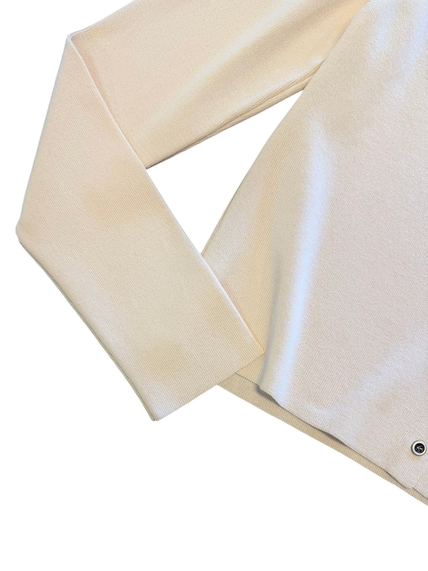 Knit Cardigan in natural by Aldo Martins