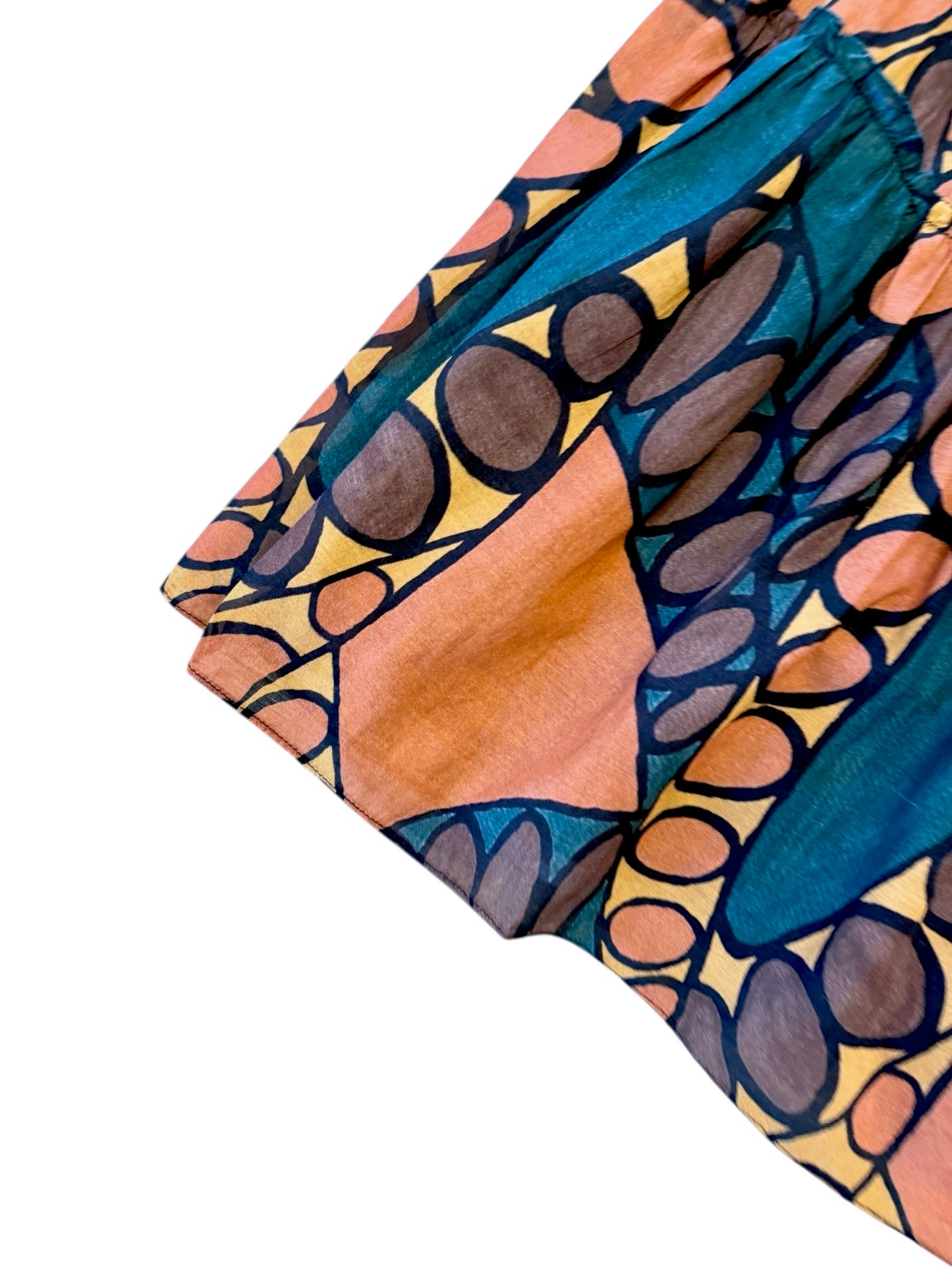 Kitty Ankle Skirt in dark saguaro by Cleobella