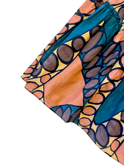 Kitty Ankle Skirt in dark saguaro by Cleobella