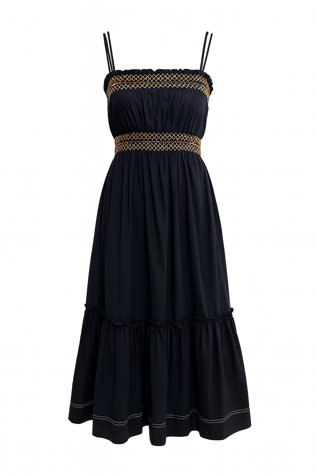 Bertille Dress in black by Exquise