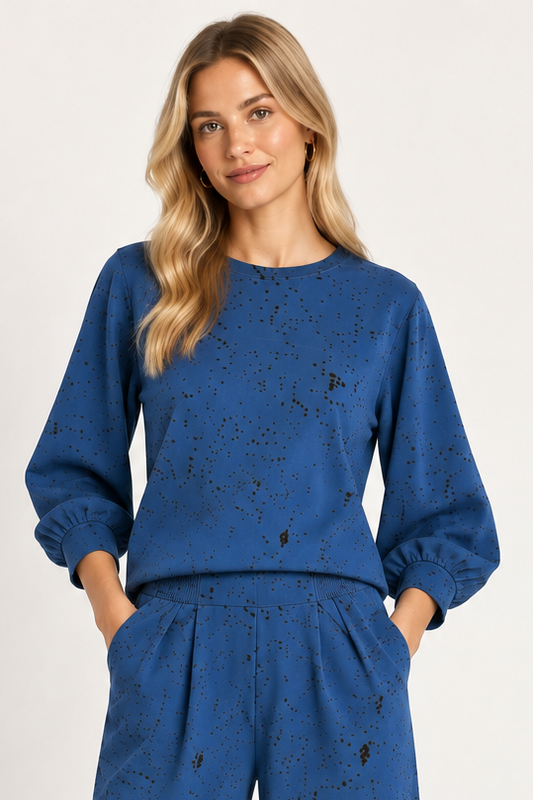 Lyra Top in twilight agnes by Bel Kazan