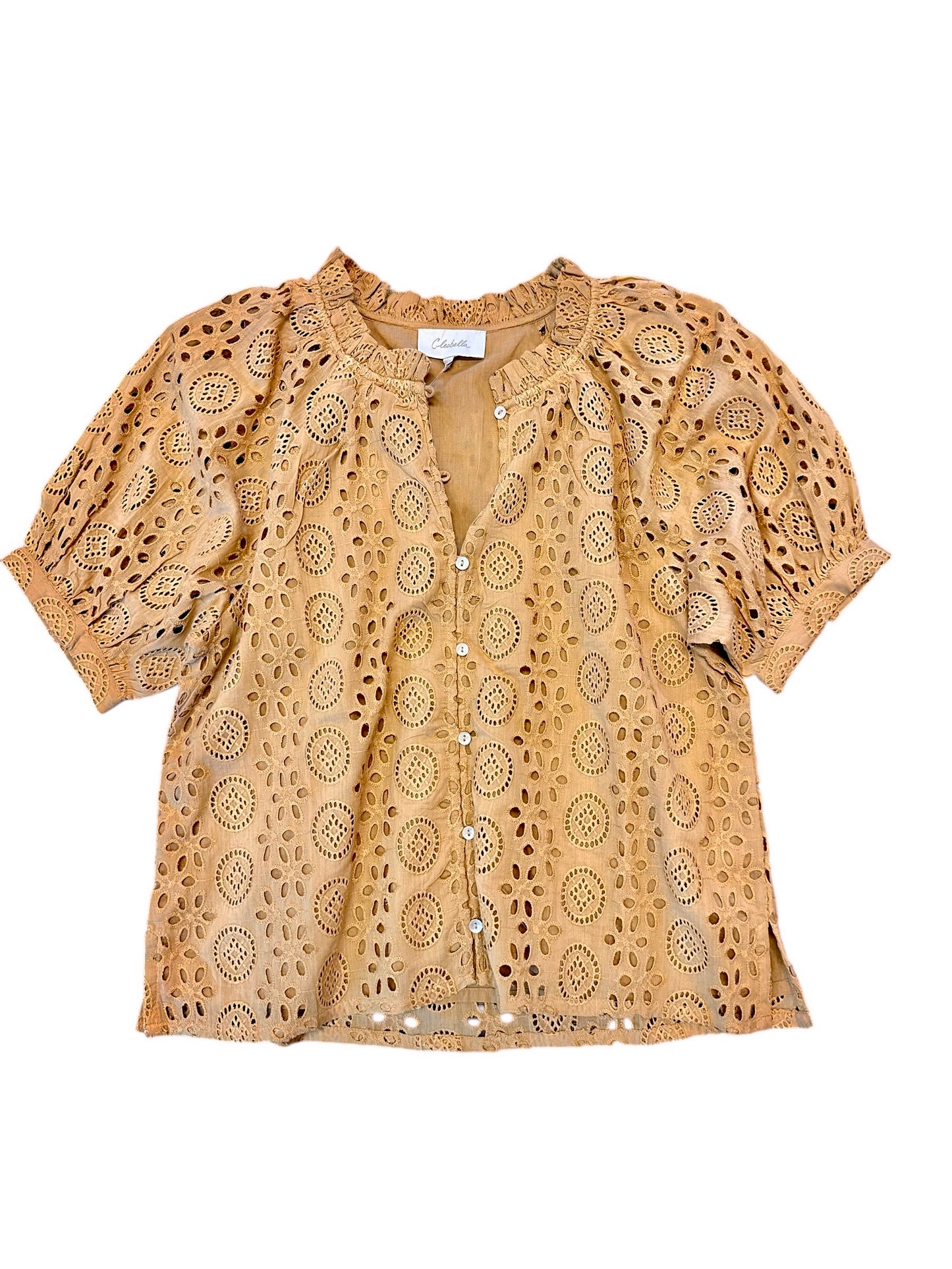 Kate Blouse in Wheat by Cleobella