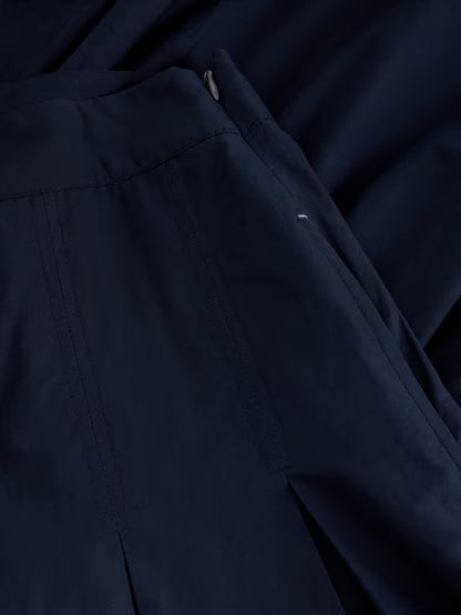 Marlowe Midi Skirt in dark navy by White Stuff
