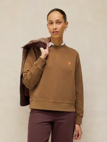 Daydreamer Sweatshirt in light brown by White Stuff