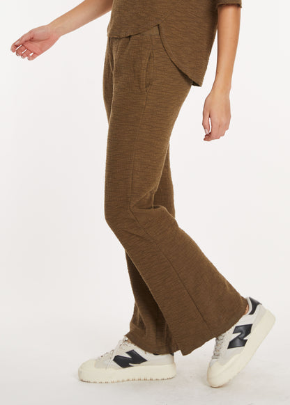 Long Straight Leg Pull-On Pants in cloud fern by Mododoc