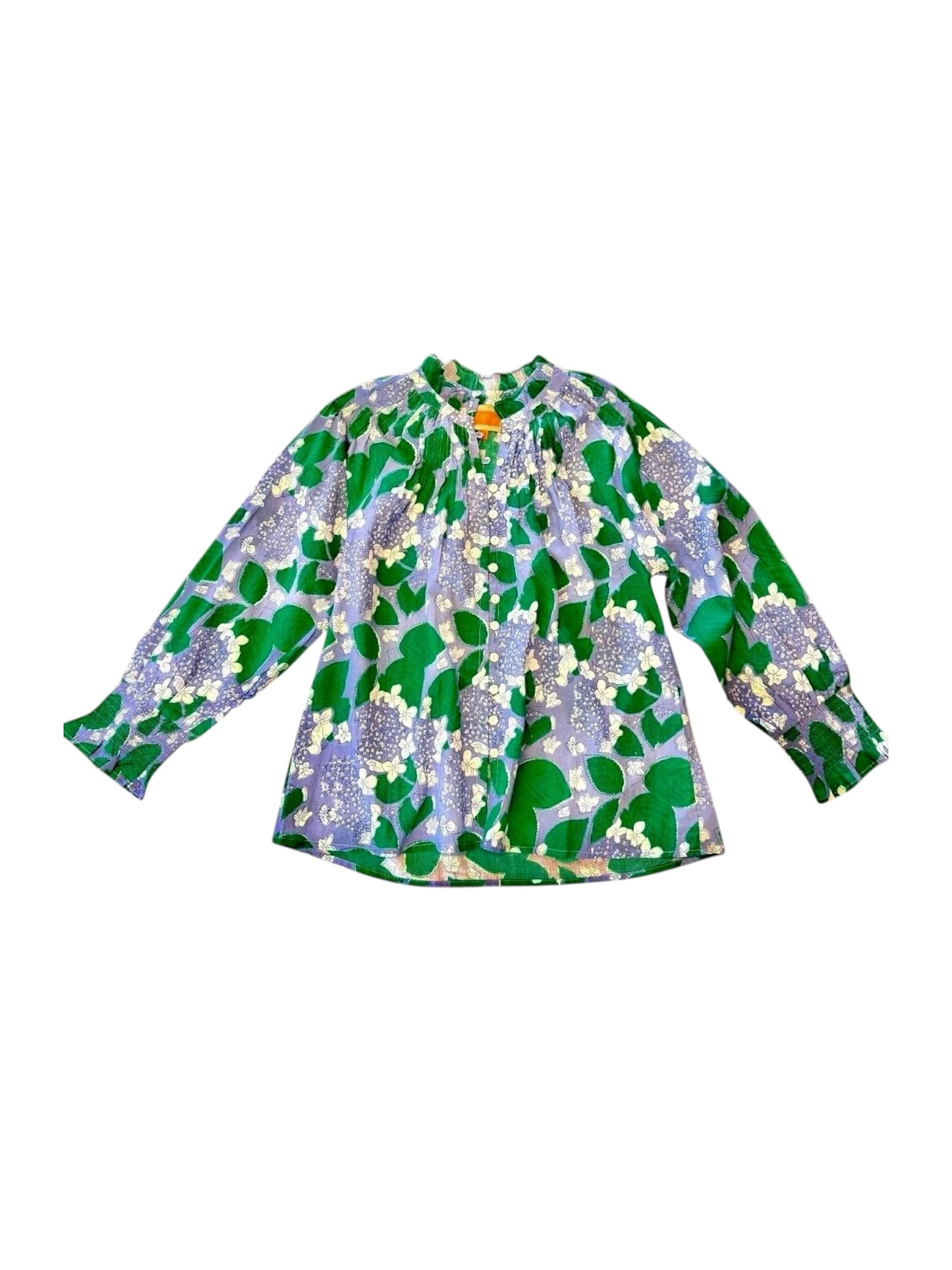 Goodwin Hydrangea Top in periwinkle by La Plage